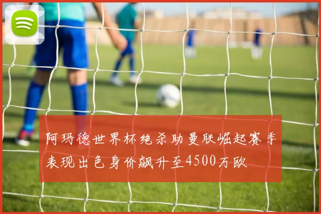 阿玛德世界杯绝杀助曼联崛起赛季表现出色身价飙升至4500万欧
